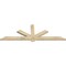 Ekena Millwork Kennewick Rough Sawn Timber Gable Bracket, Douglas Fir, 72"W x 24"H x 2"D x 4"F, 8/12 Pitch GBW072X24X0204KEN00RDF - alternate 5